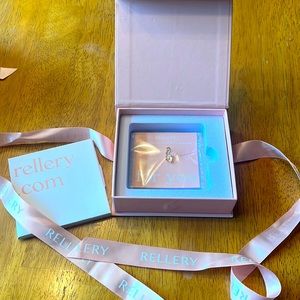 Rellery Miniature Mini Initial Charm Letter J 18k Gold Over Sterling Silver NWT